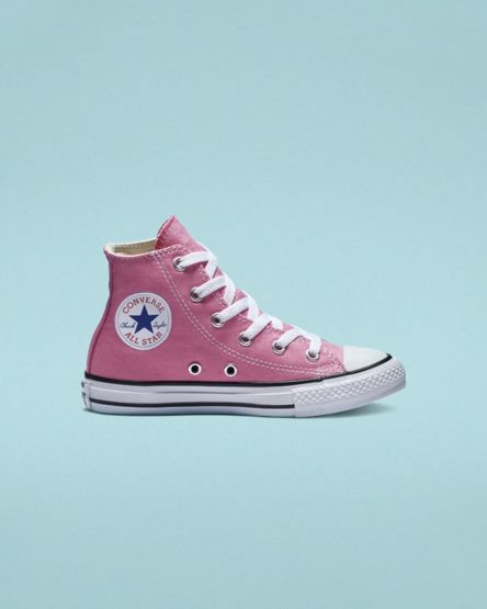 Girls' Converse Chuck Taylor All Star Classic High Top Shoes Pink | AU 93046M